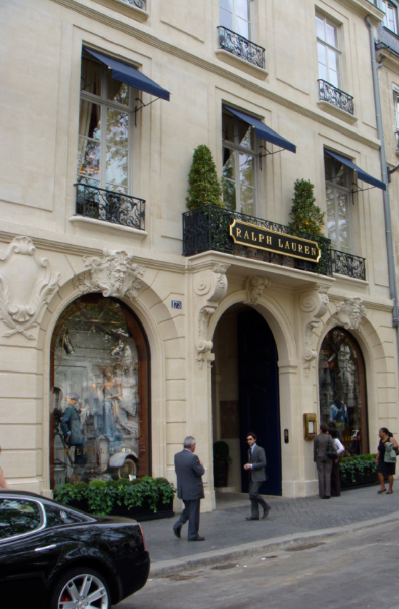 Ralph Lauren's Restaurant in Paris
