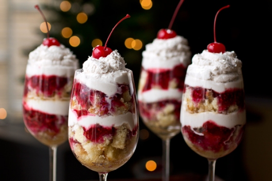 Glamorous Christmas with 'Boozy Rapsberry Parfait' in a ...